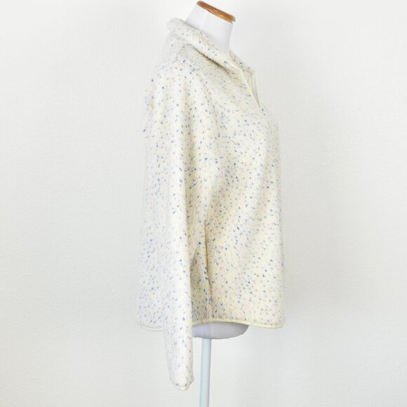 J. Crew Flecked Sherpa Fleece Zip Up Jacket NEW - S - Picture 7 of 10